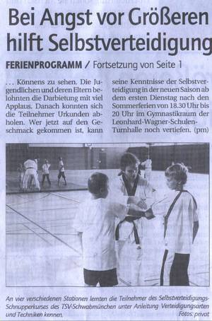 Ferienprogramm 2008