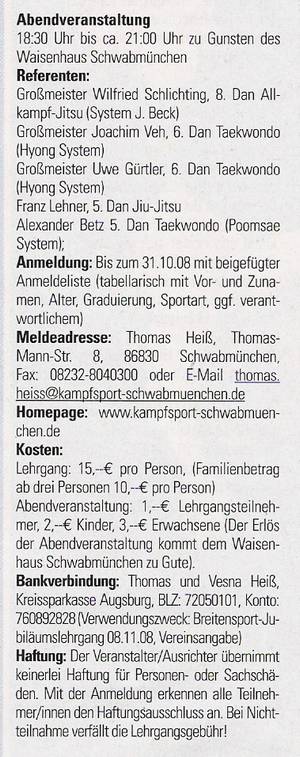 Vorankndigung im Bayern Sport